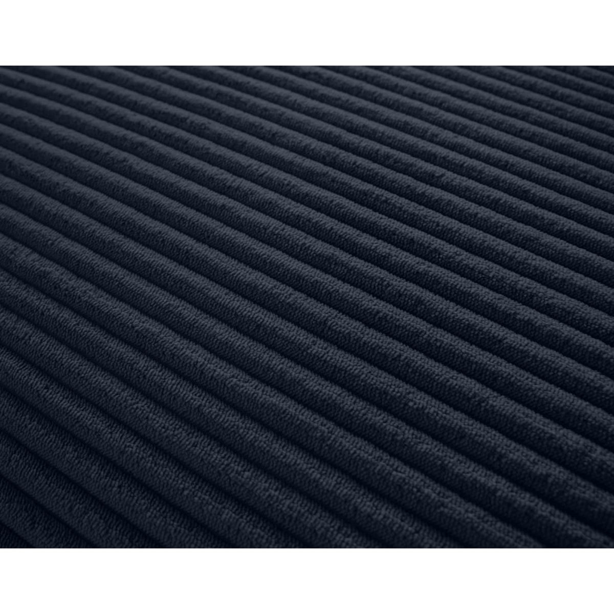 Canapé d'Angle Droit Modulable en Velours Côtelé Bleu Nuit bleu nuit - vue 3