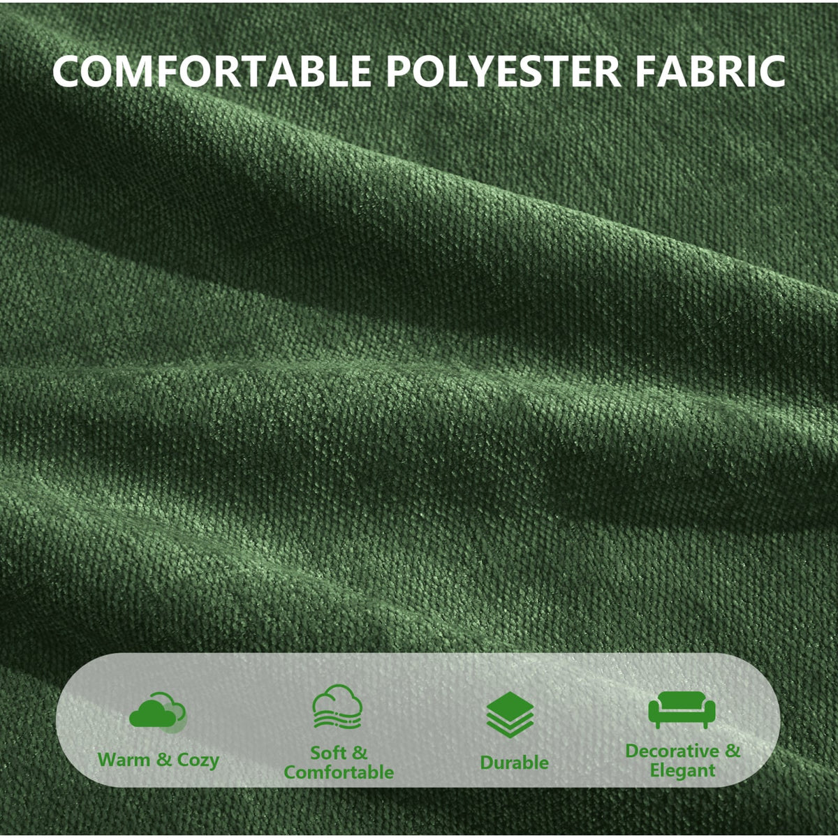 Canapé Modulable en Polyester Vert vert - vue 6