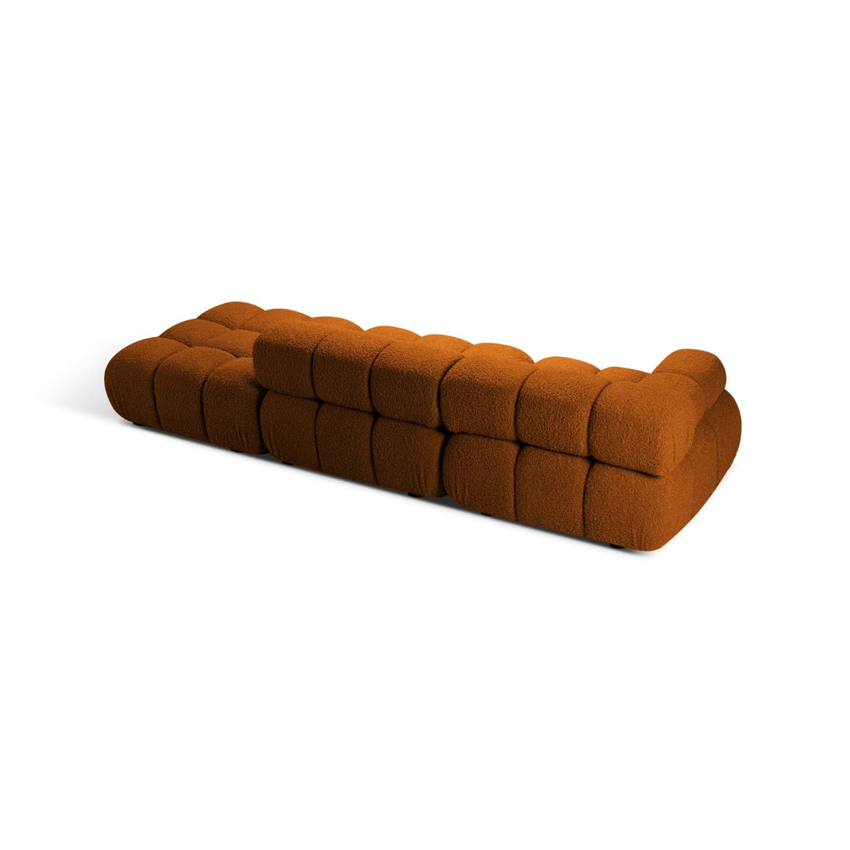 Canapé Modulable Gauche en Bouclé Brique Brique - vue 2