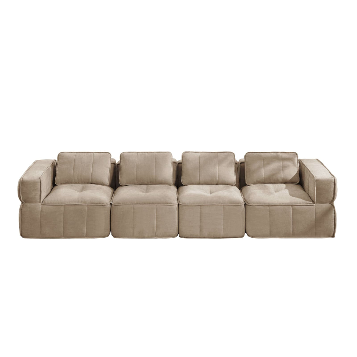 Canapé Modulable sans Armature en Polyester Sable sable - vue 5