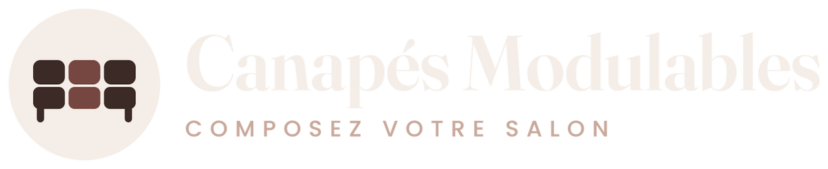 Logo Canapés Modulables blanc
