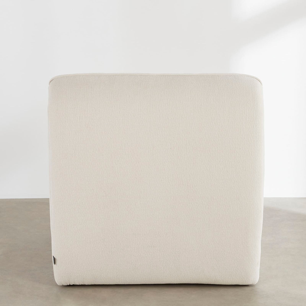 Chauffeuse Modulable en Tissu Effet Lin Beige beige - vue 4
