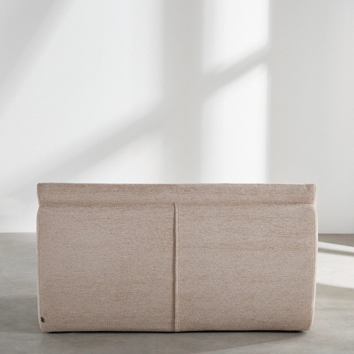 Chauffeuse 2 Places Modulable en Tissu Tramé Toffee toffee - vue 4