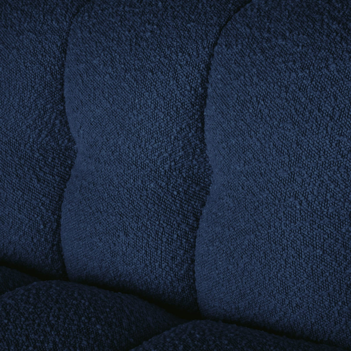 Chauffeuse Nuage Modulable en Bouclette Bleu Nuit bleu nuit - vue 4