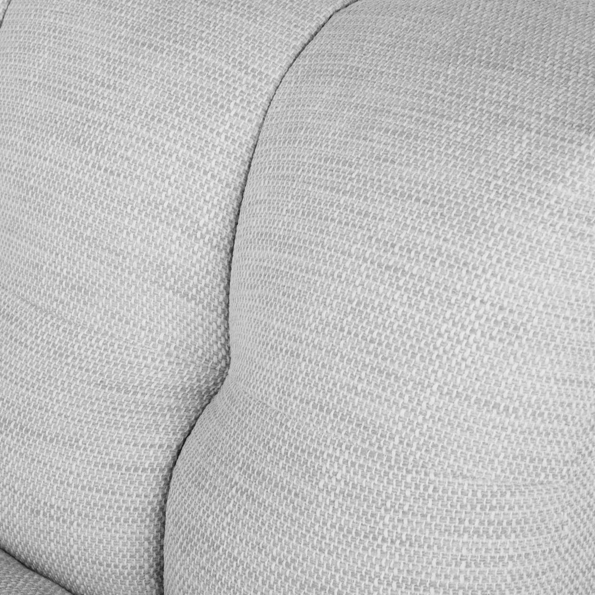 Chauffeuse Nuage Modulable en Tissu Tramé Gris Clair gris clair - vue 3