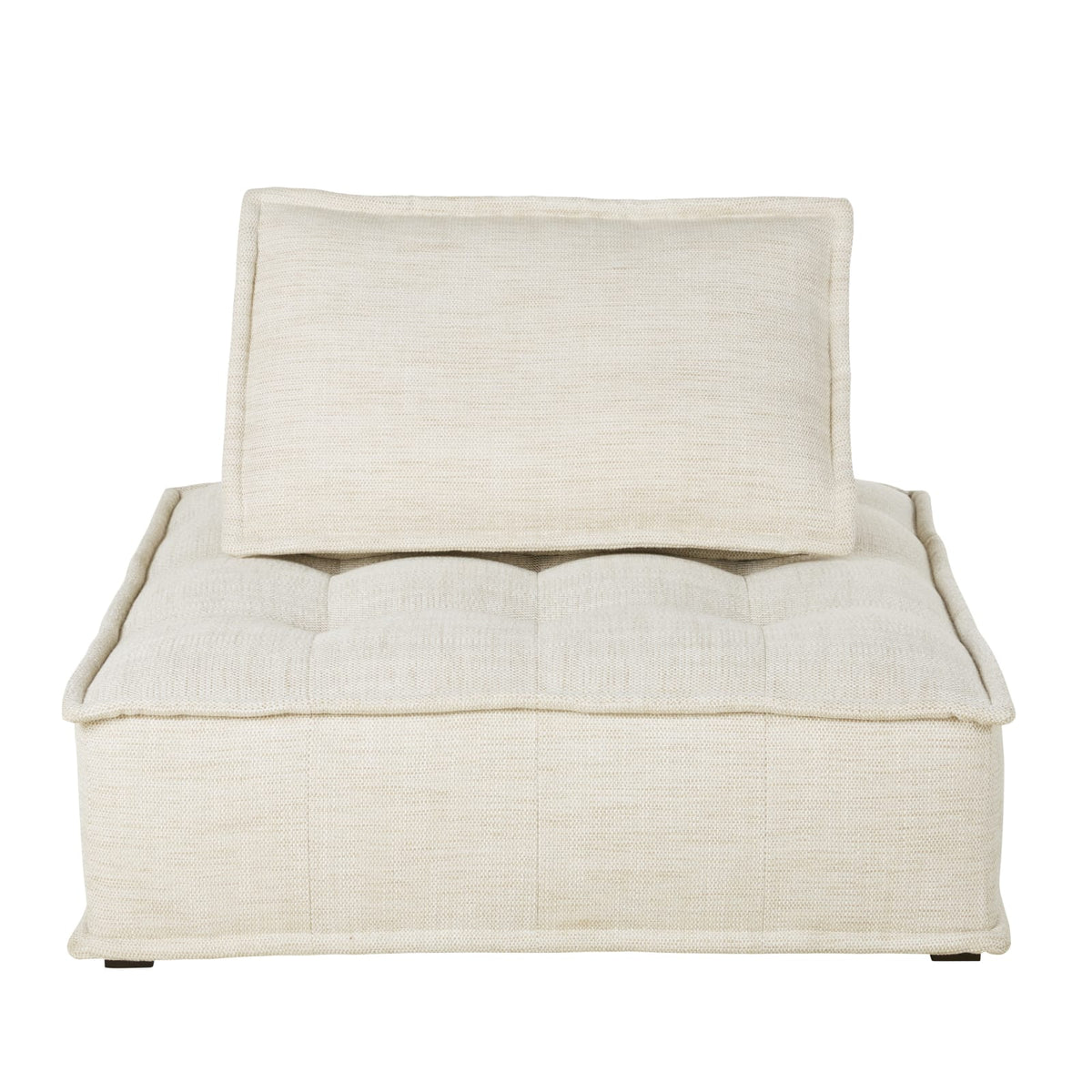 Chauffeuse Modulable en Tissu Beige Sable beige sable - vue 2