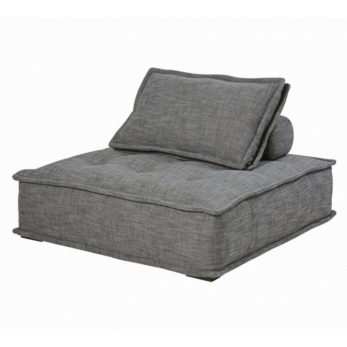 Chauffeuse Modulable en Tissu Gris Charbon gris charbon - vue 2