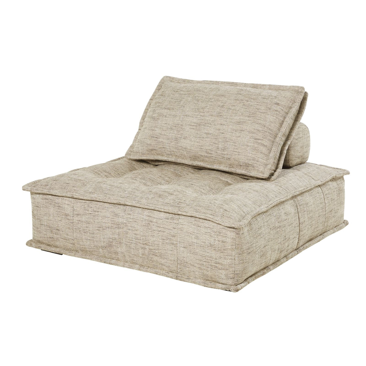 Chauffeuse Modulable en Tissu Taupe taupe - vue 2