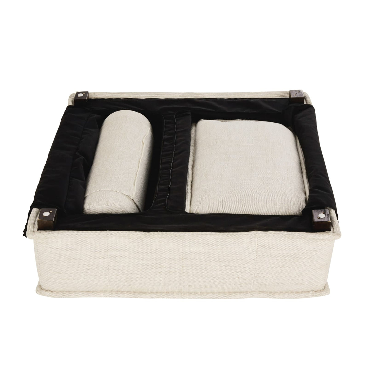 Chauffeuse Modulable en Tissu Taupe taupe - vue 6