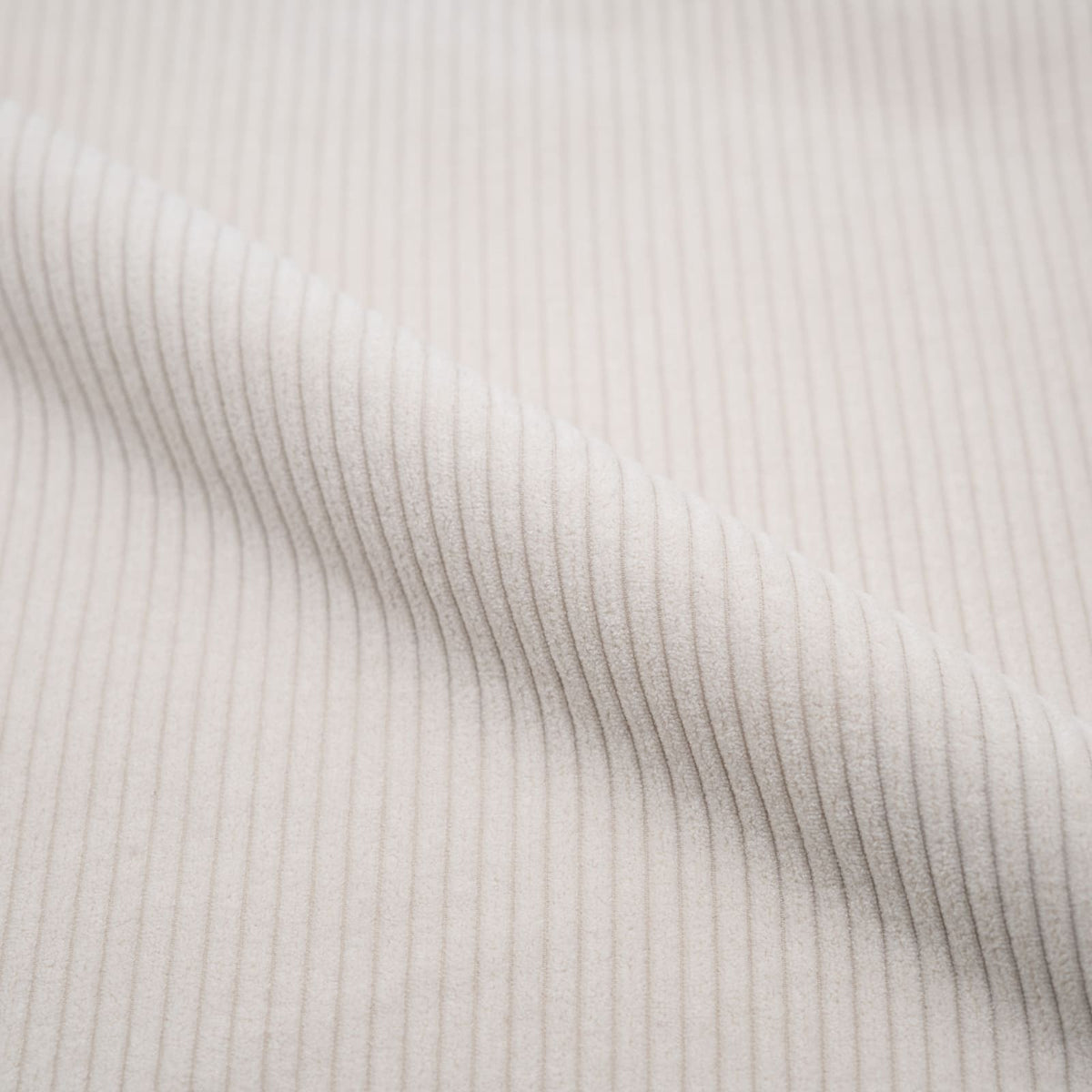 Méridienne d'Angle Droite Modulable en Velours Blanc blanc cassé - vue 3