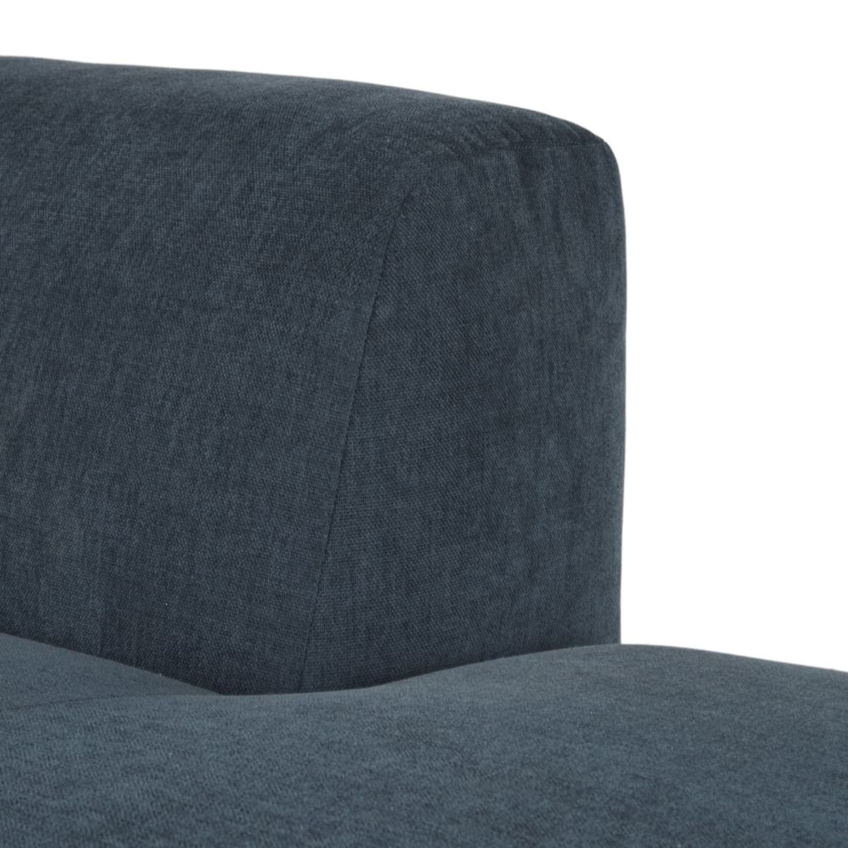 Méridienne Droite Modulable en Tissu Bleu bleu - vue 4