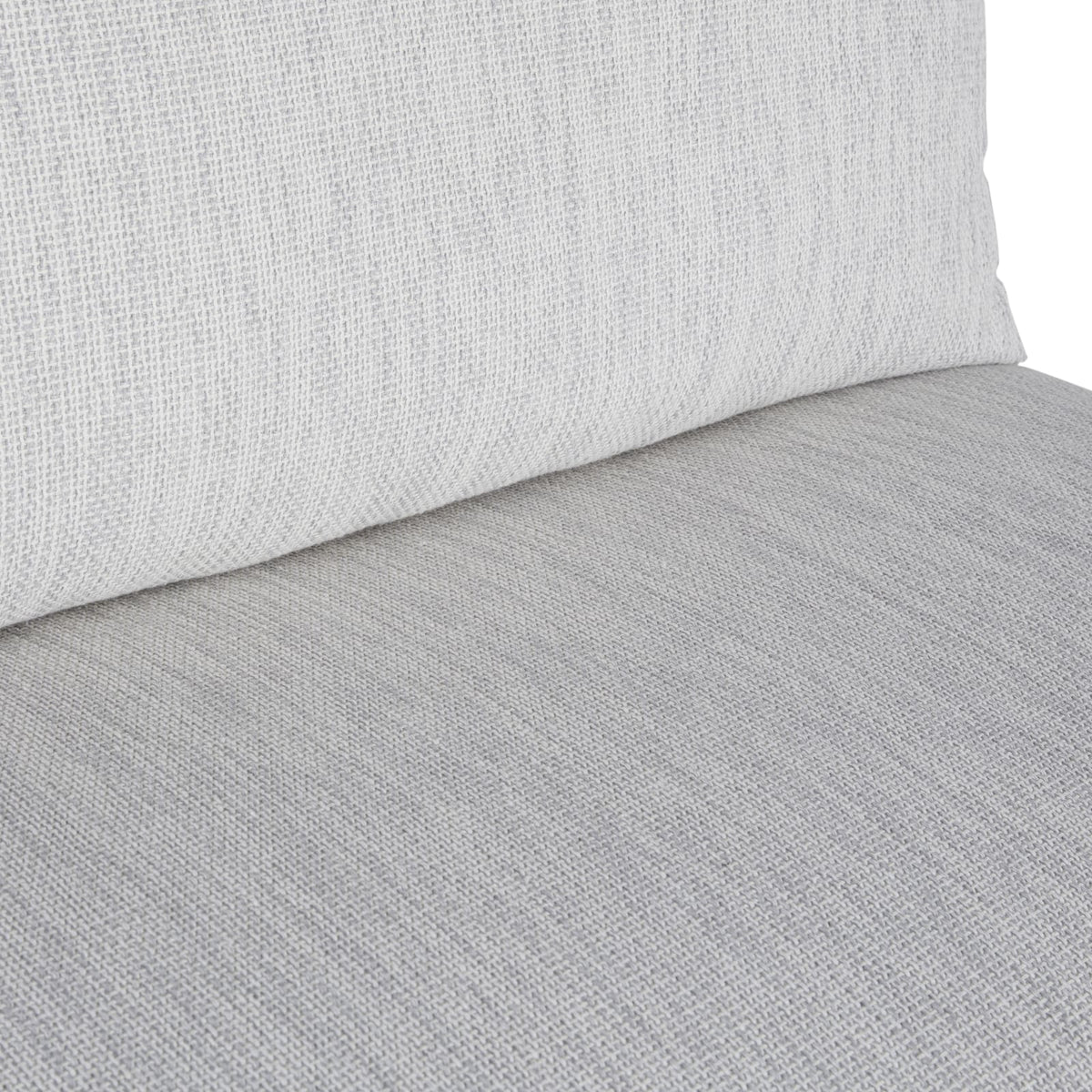 Méridienne Gauche Modulable Textile Recyclé Gris Clair Chiné gris clair chiné - vue 3