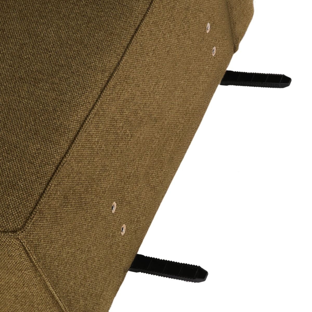 Méridienne Gauche Modulable en Tissu Vert Kaki vert kaki - vue 5