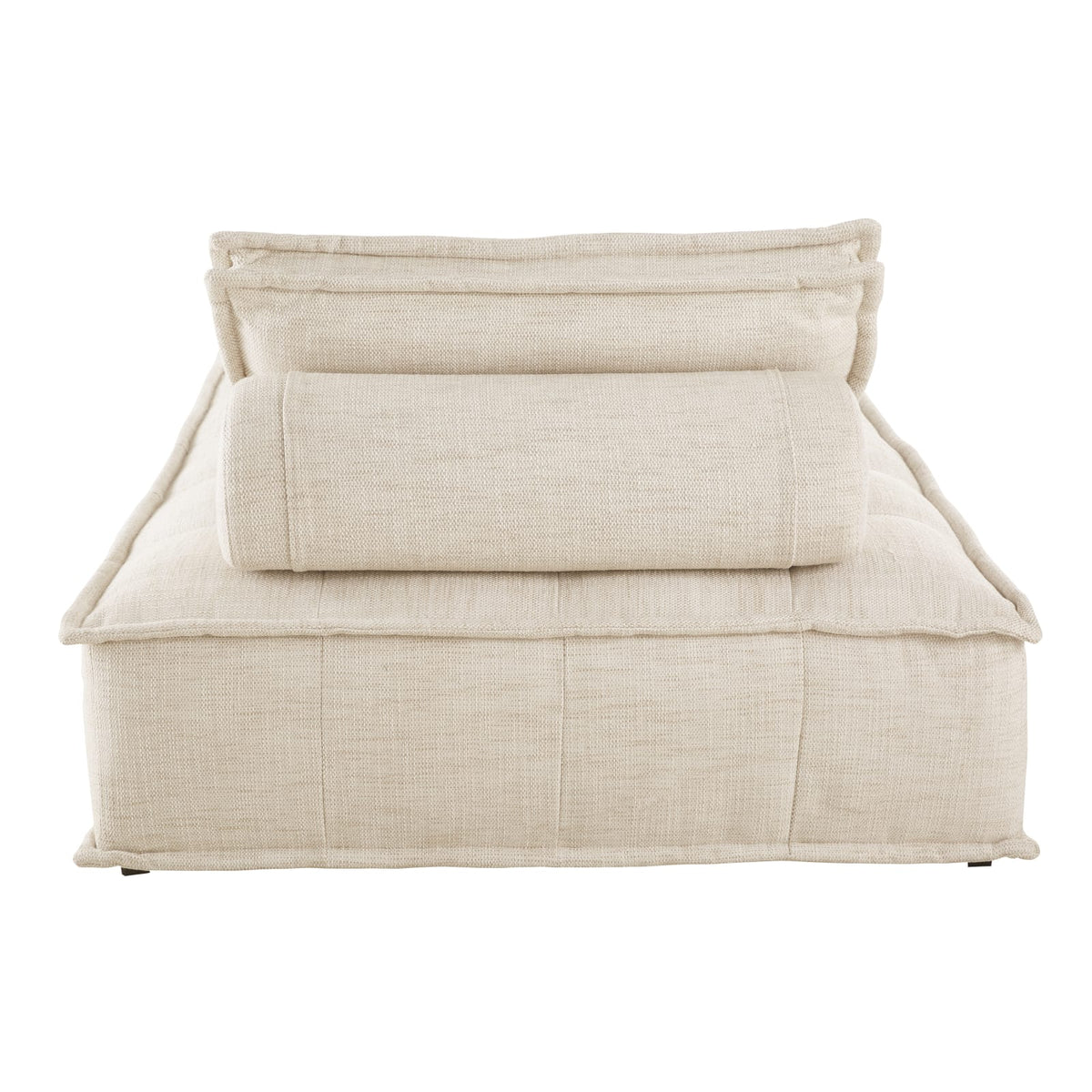 Méridienne Modulable en Tissu Beige Sable beige sable - vue 4