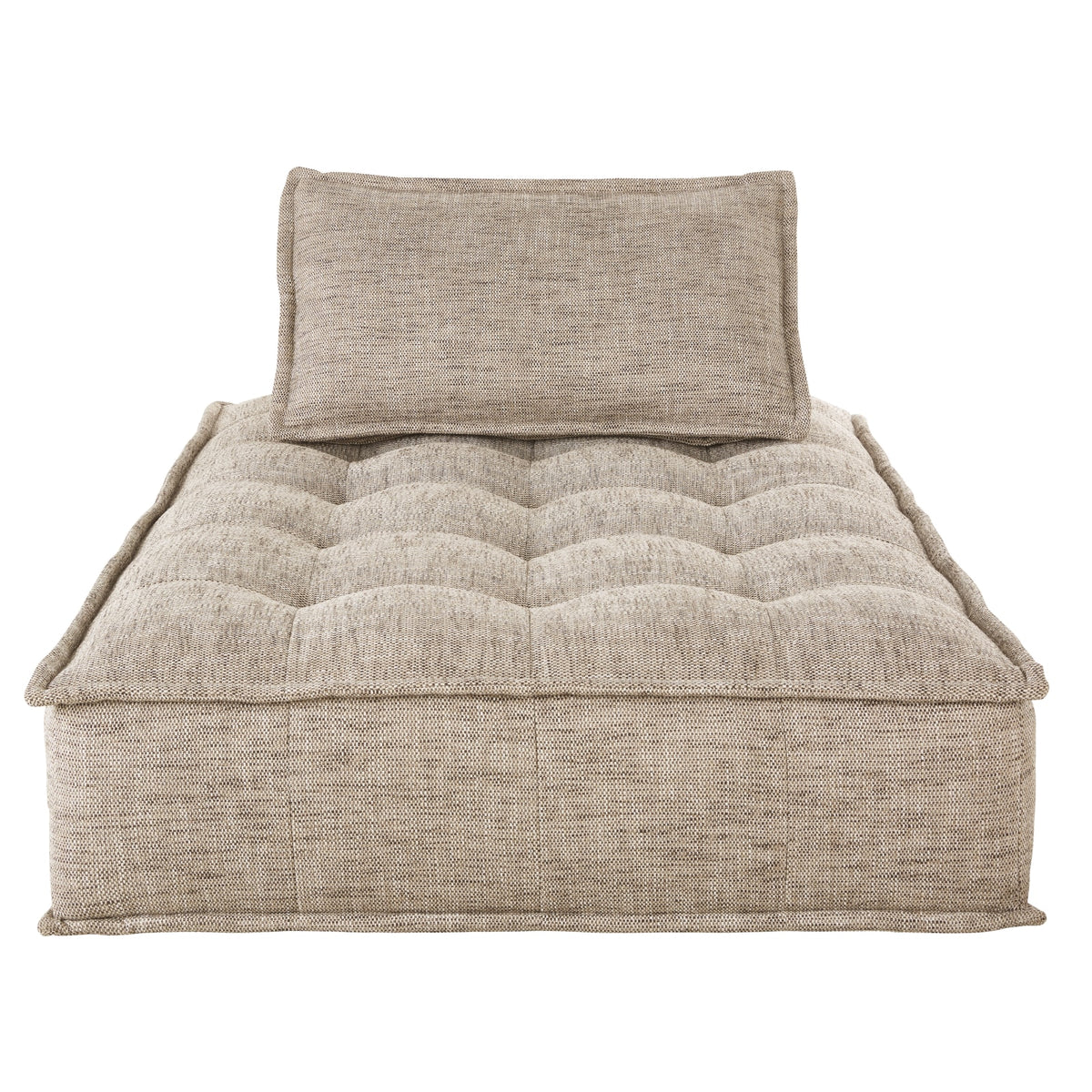Méridienne Modulable en Tissu Taupe taupe - vue 2