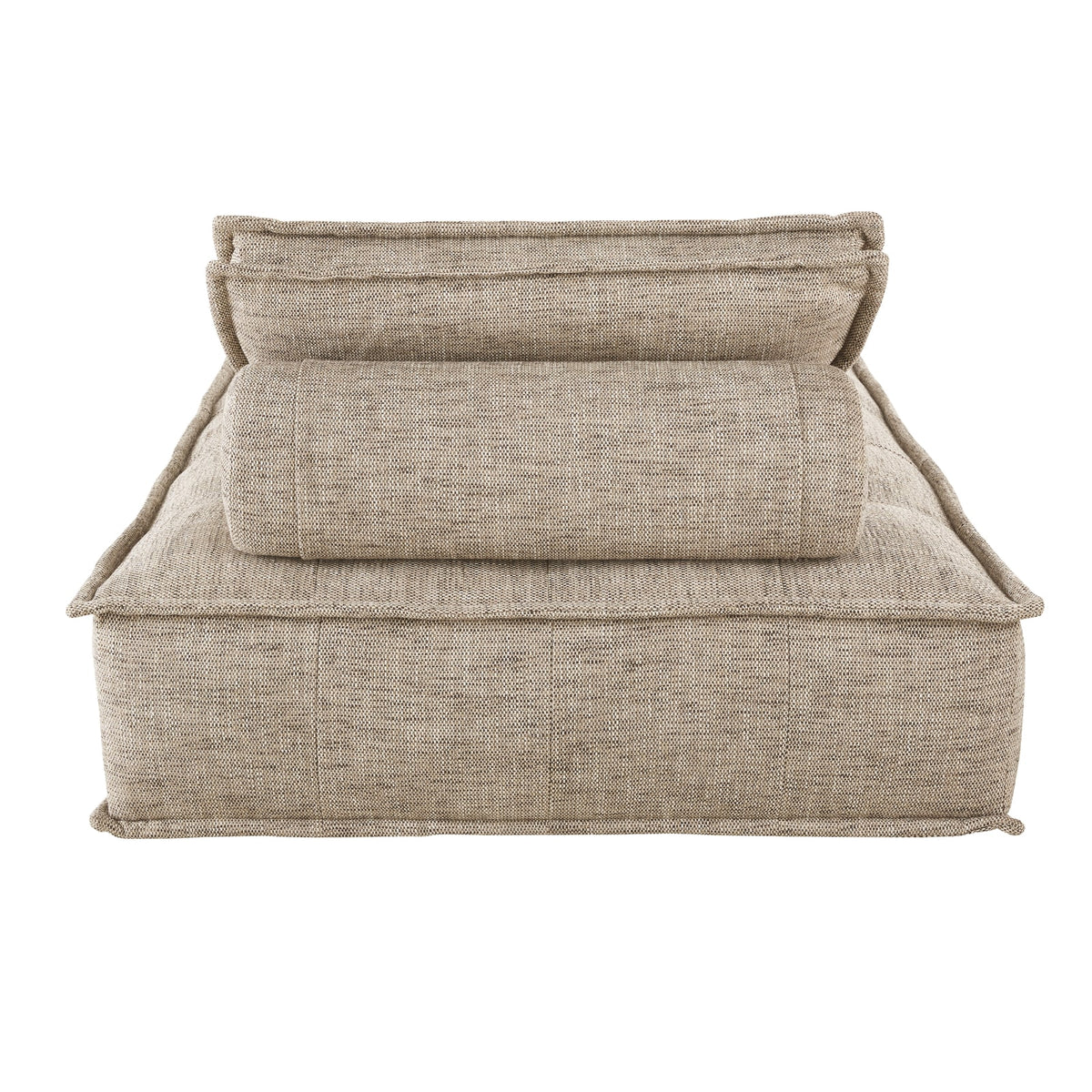 Méridienne Modulable en Tissu Taupe taupe - vue 4