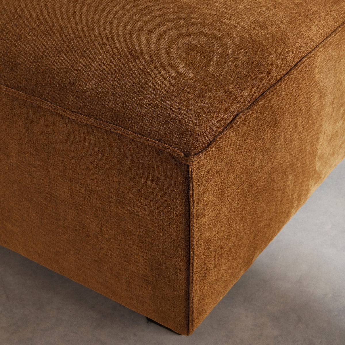 Pouf Tissu Bronze bronze - vue 3