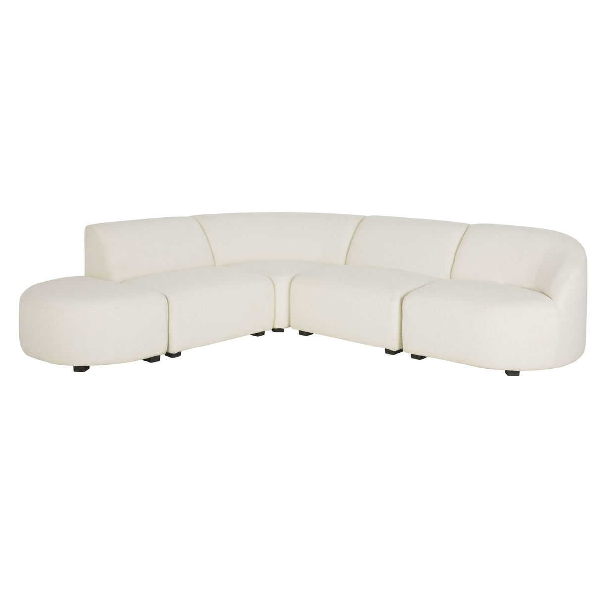 Pouf Modulable en Tissu Écru écru - vue 5