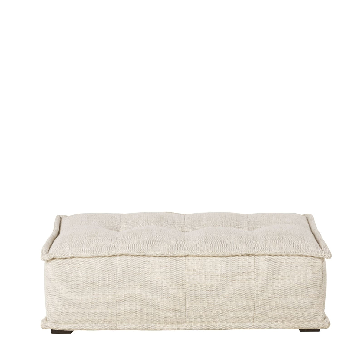 Pouf Modulable en Tissu Beige Sable beige sable - vue 1