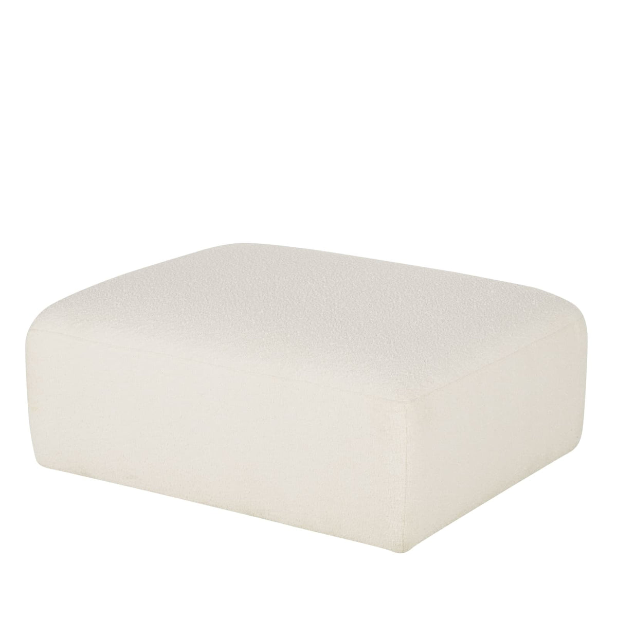 Pouf Modulable en Bouclette Écrue écru - vue 2