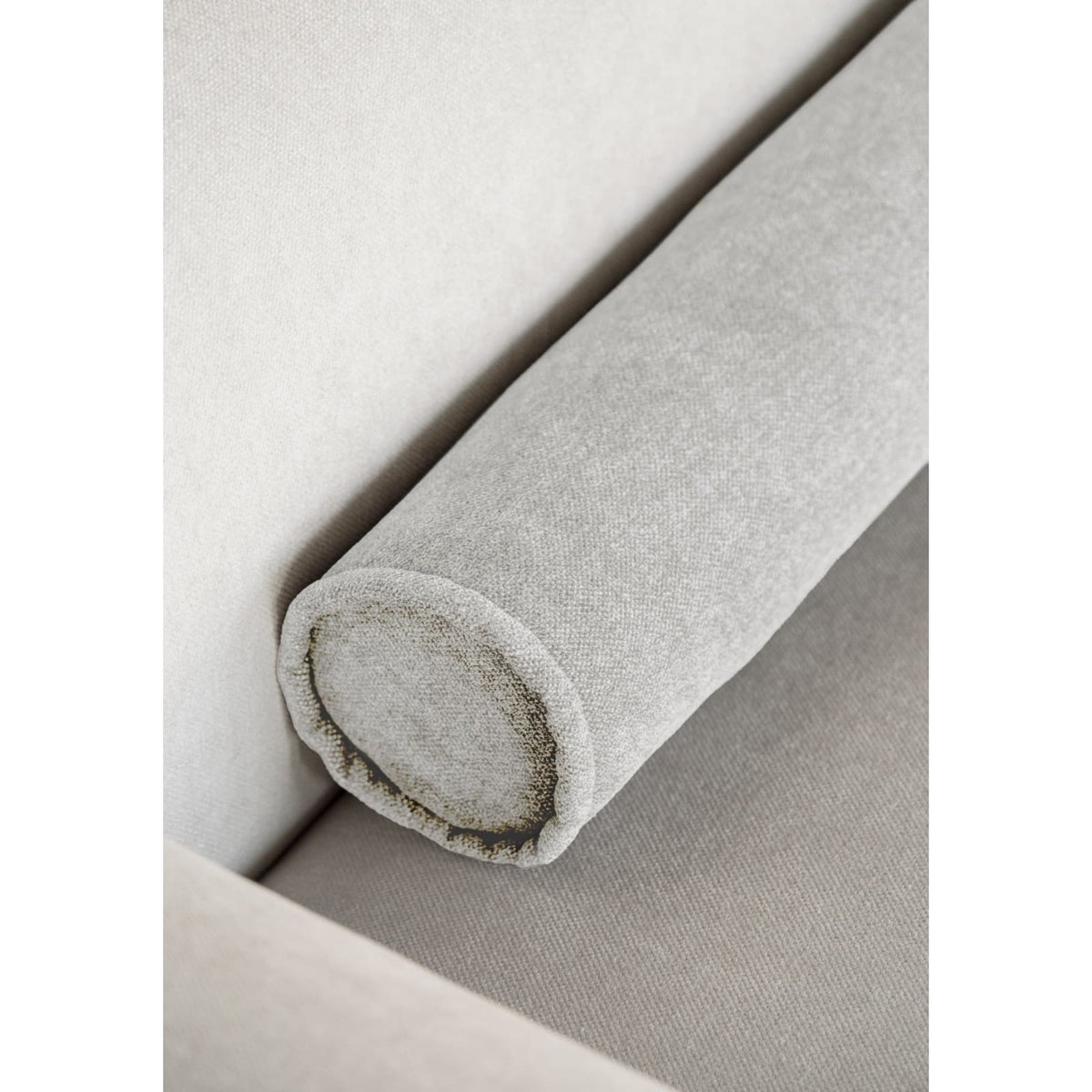 Canapé d'Angle Modulable 6 Places en Tissu Chenille Beige beige - vue 6