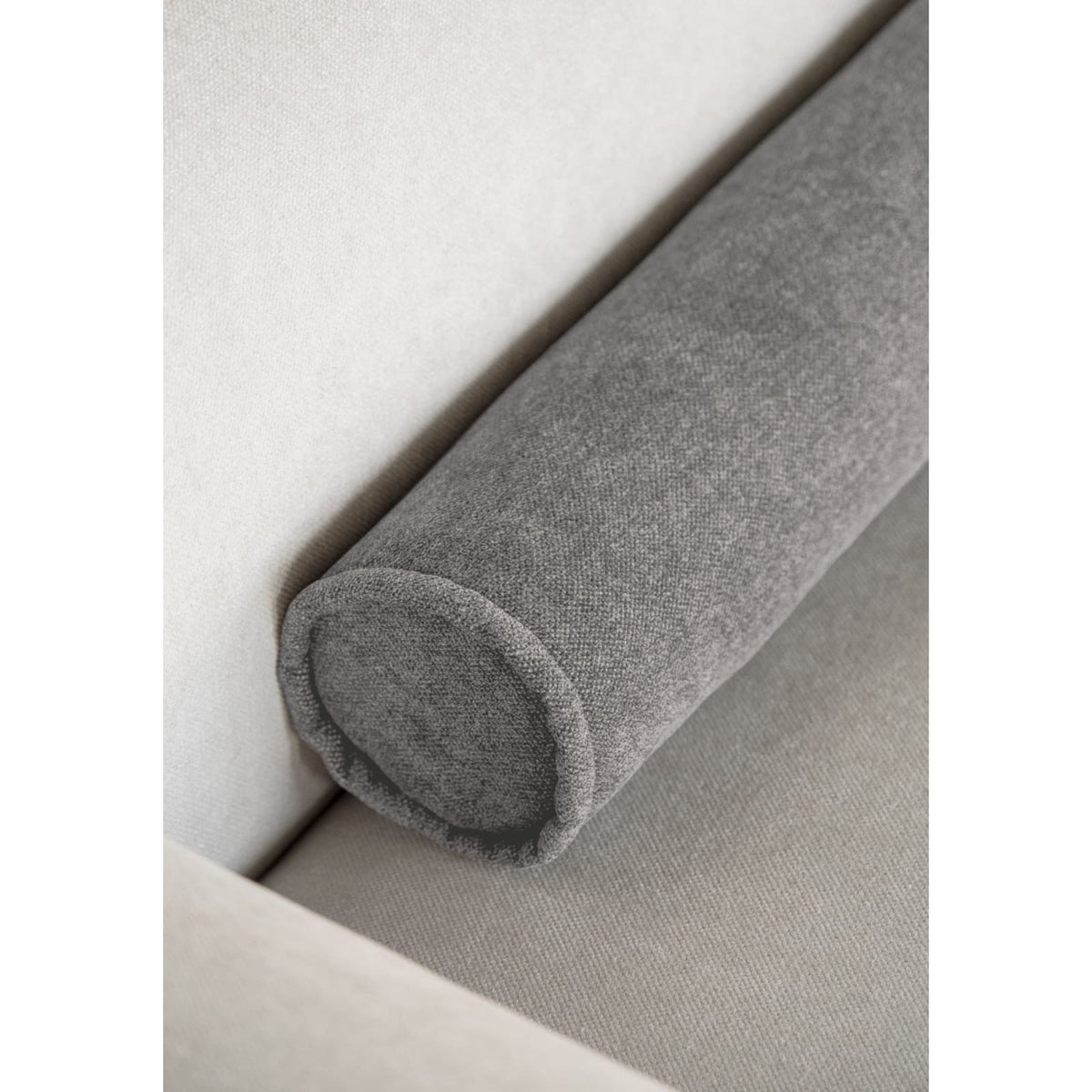 Canapé d'Angle Modulable 6 Places en Tissu Chenille Gris gris - vue 5