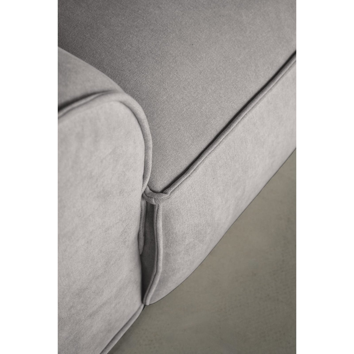 Canapé d'Angle Modulable 6 Places en Chenille Grise Gris - vue 6